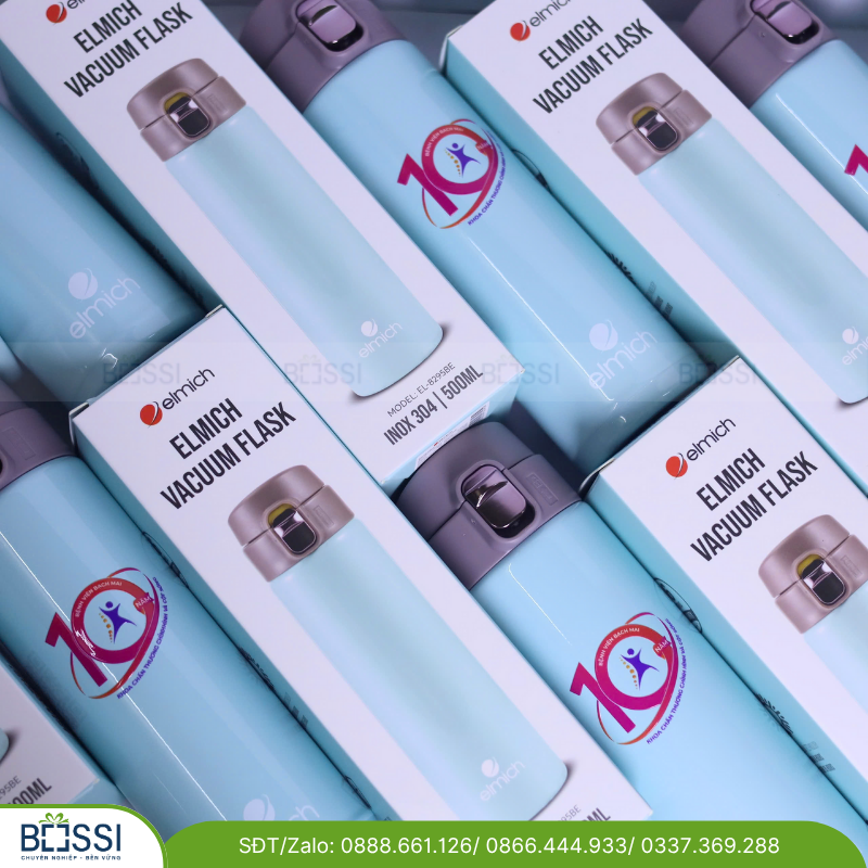BGN 500ml inox304 nhiệt độ in logo Rikkei