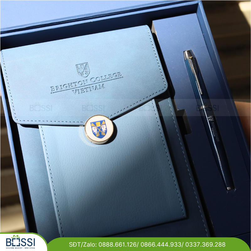 Giftset Sổ Bút logo BRIGHTON COLLEGE VIETNAM
