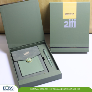 Giftset Sổ Bút logo 2M