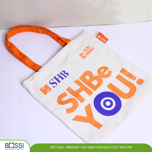 Túi Tote Vải In Logo SHB