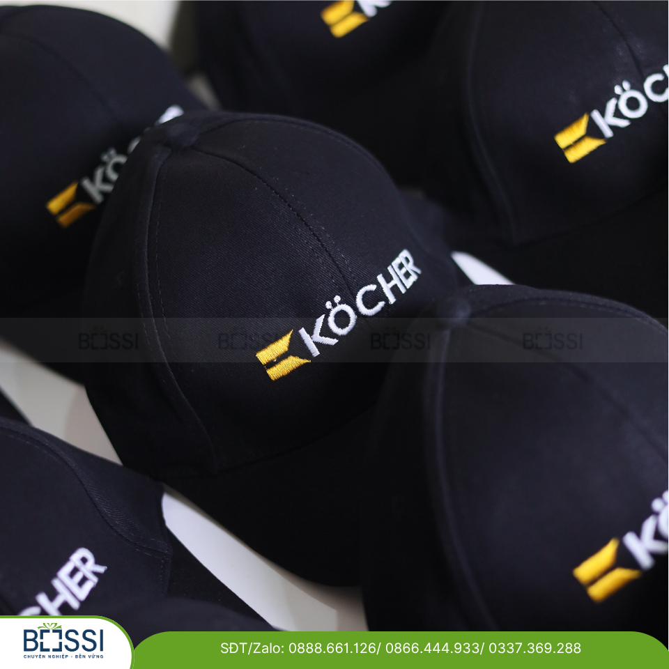 Mũ lưỡi trai in logo KOCHER Mũ lưỡi trai in logo KOCHER