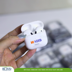 Tai nghe Bluetooth in logo SHB