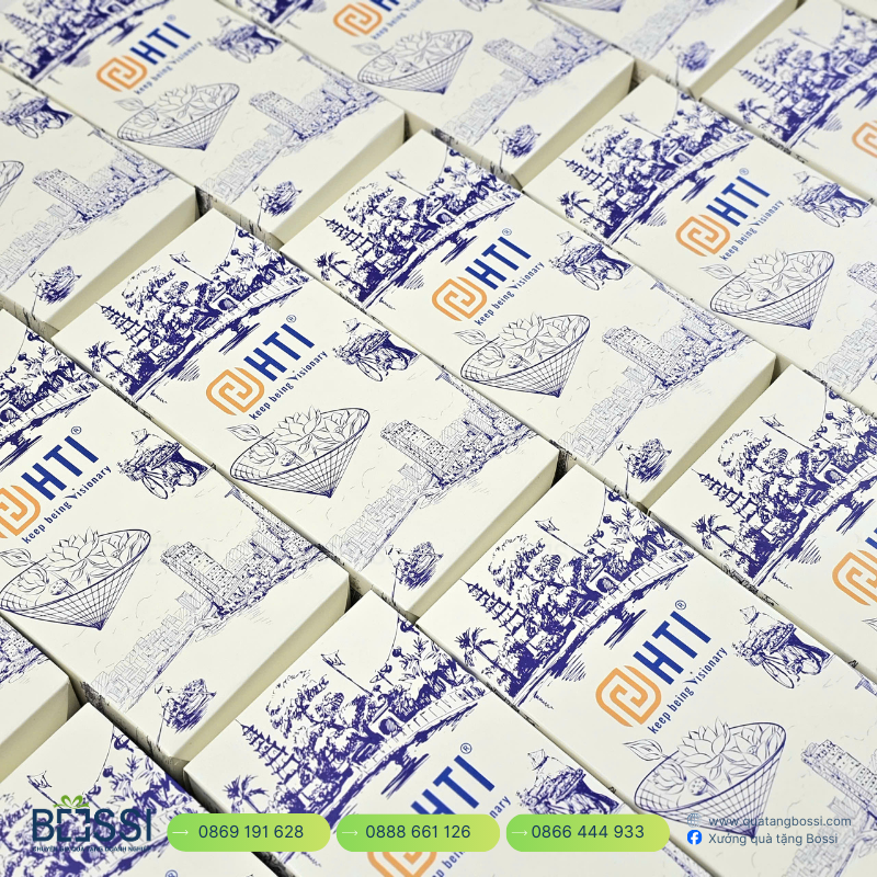 Cốc giữ nhiệt In Logo HTI Việt Nam