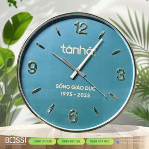 Đồng Hồ Treo Tường In Logo Tânhà