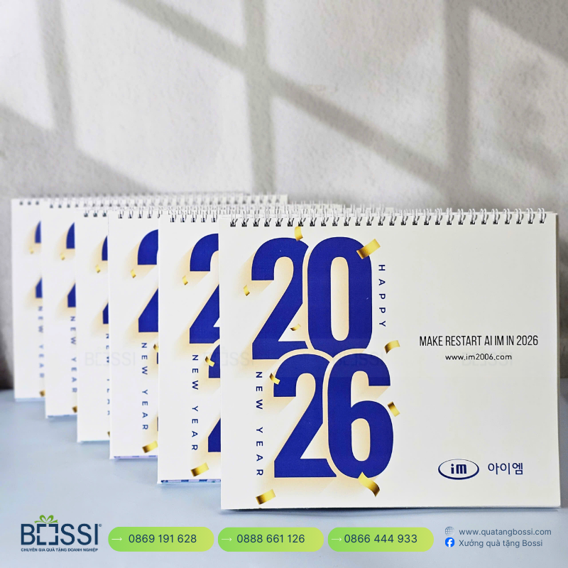Lịch Chữ A 2026 In Logo im