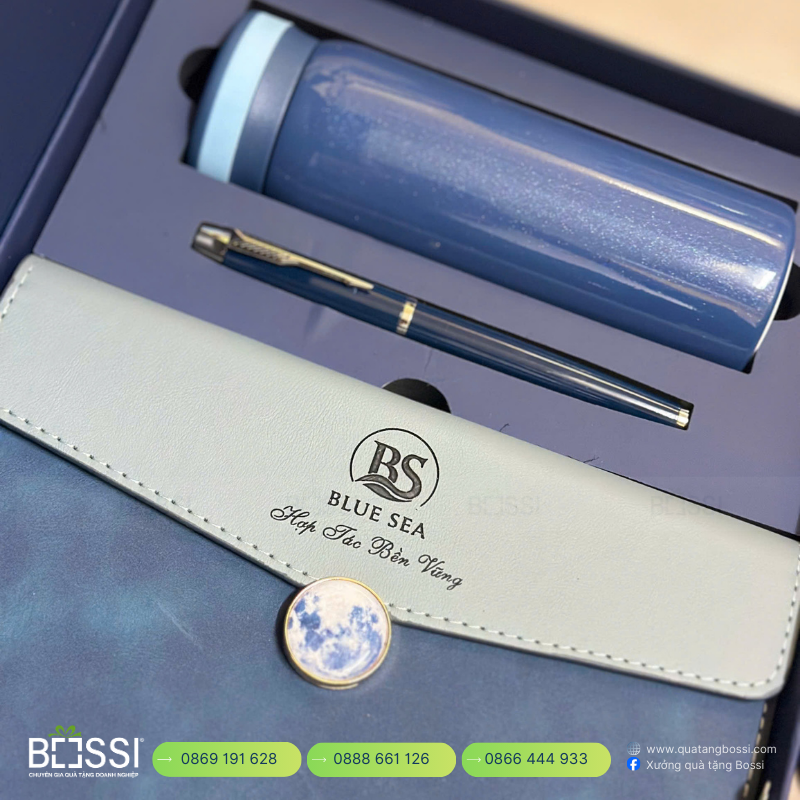 Giftset Sổ Bút Bình LP Bank Và GHS JSC,...
