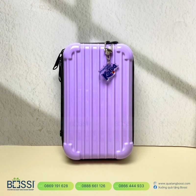 Đồng hồ quảng cáo T30 in logo Bobby Unicharm Túi Vali Tổng Cục Du Lịch