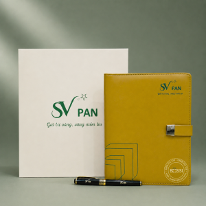Giftset Sổ Bút In Logo SV PAN